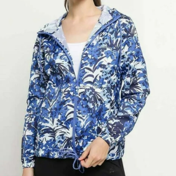 Columbia Flash Forward Printed Zippered Windbreaker Size S - Picture 1 of 17